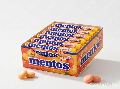 Peach mentos chewy - peach,